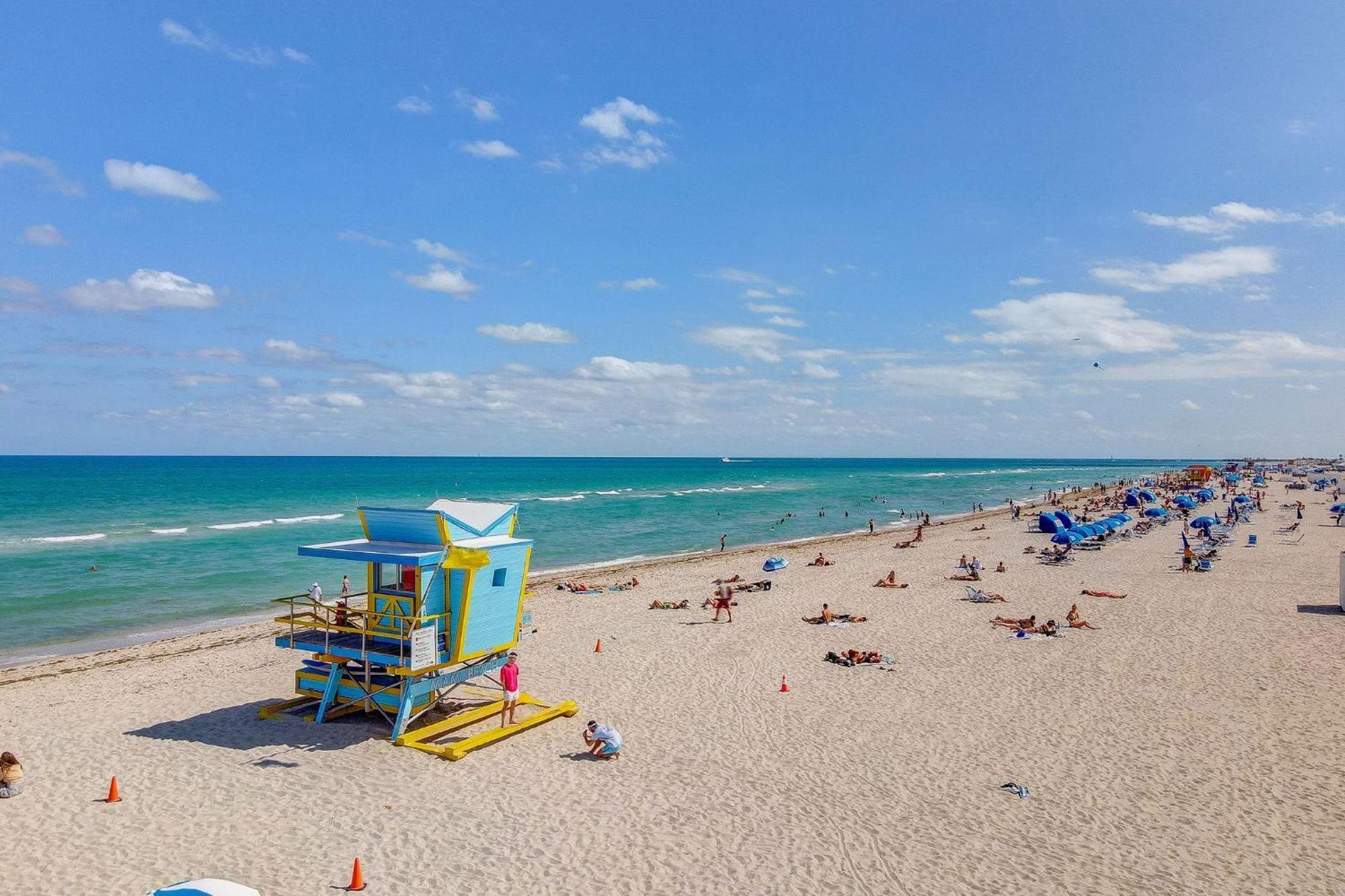 Deco Beachside Apt, W/2 Queen Beds, Washer/Dryer Miami Beach Luaran gambar