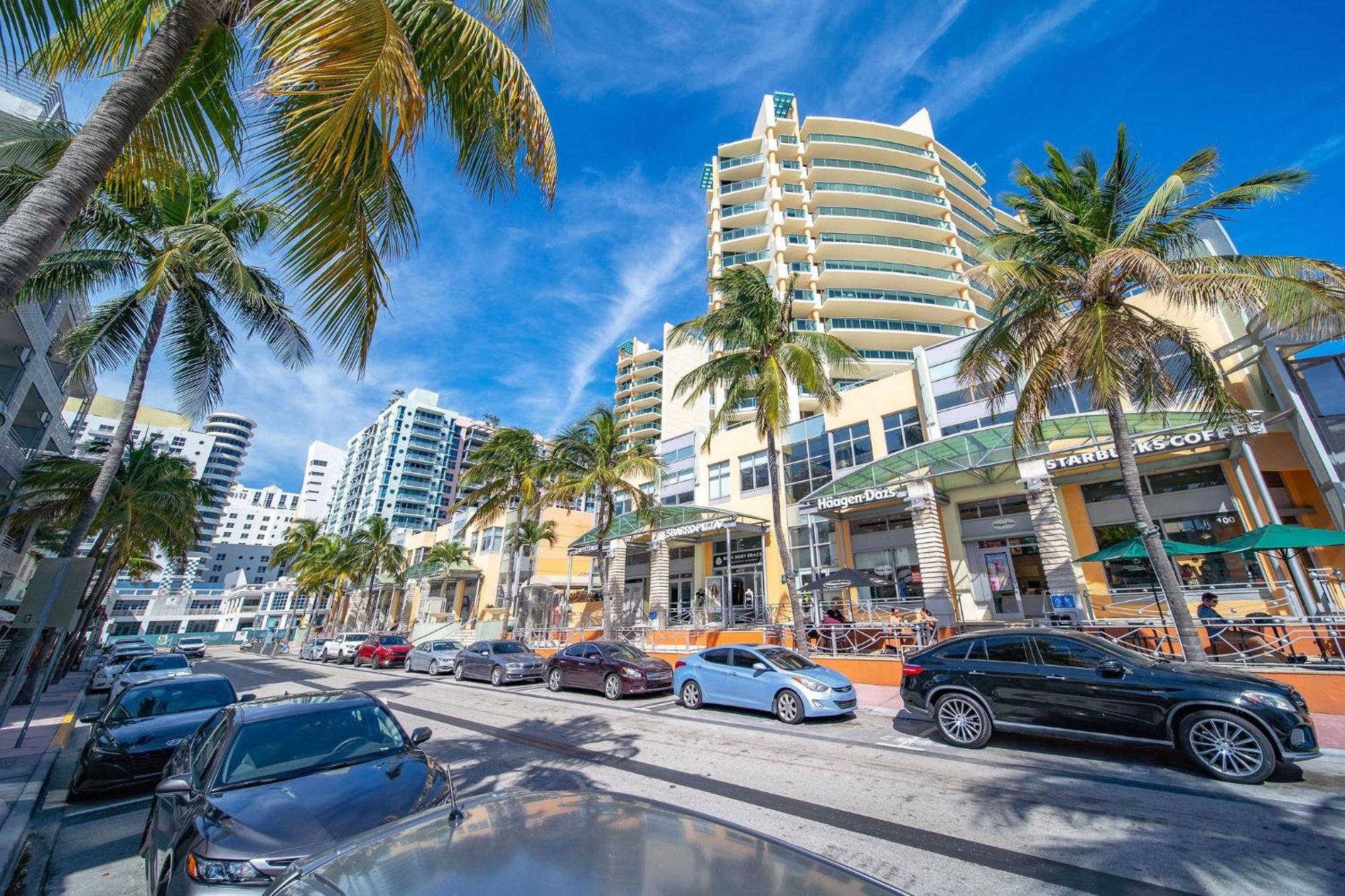 Deco Beachside Apt, W/2 Queen Beds, Washer/Dryer Miami Beach Luaran gambar
