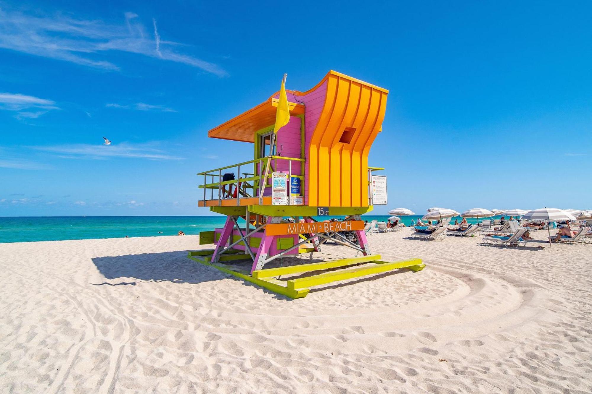 Deco Beachside Apt, W/2 Queen Beds, Washer/Dryer Miami Beach Luaran gambar