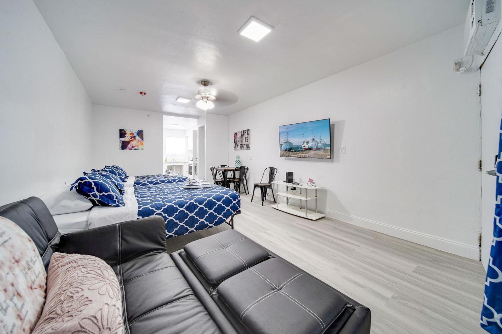Deco Beachside Apt, W/2 Queen Beds, Washer/Dryer Miami Beach Luaran gambar