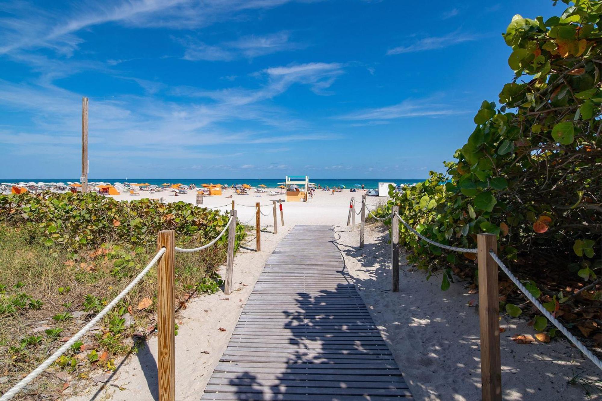 Deco Beachside Apt, W/2 Queen Beds, Washer/Dryer Miami Beach Luaran gambar