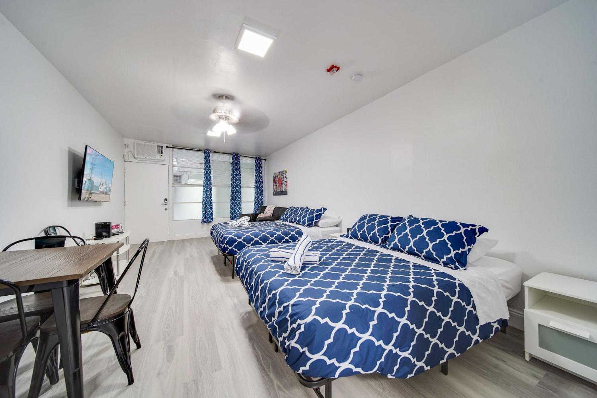 Deco Beachside Apt, W/2 Queen Beds, Washer/Dryer Miami Beach Luaran gambar