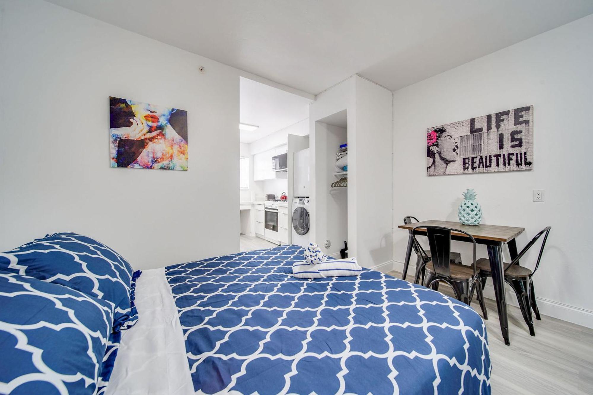 Deco Beachside Apt, W/2 Queen Beds, Washer/Dryer Miami Beach Luaran gambar