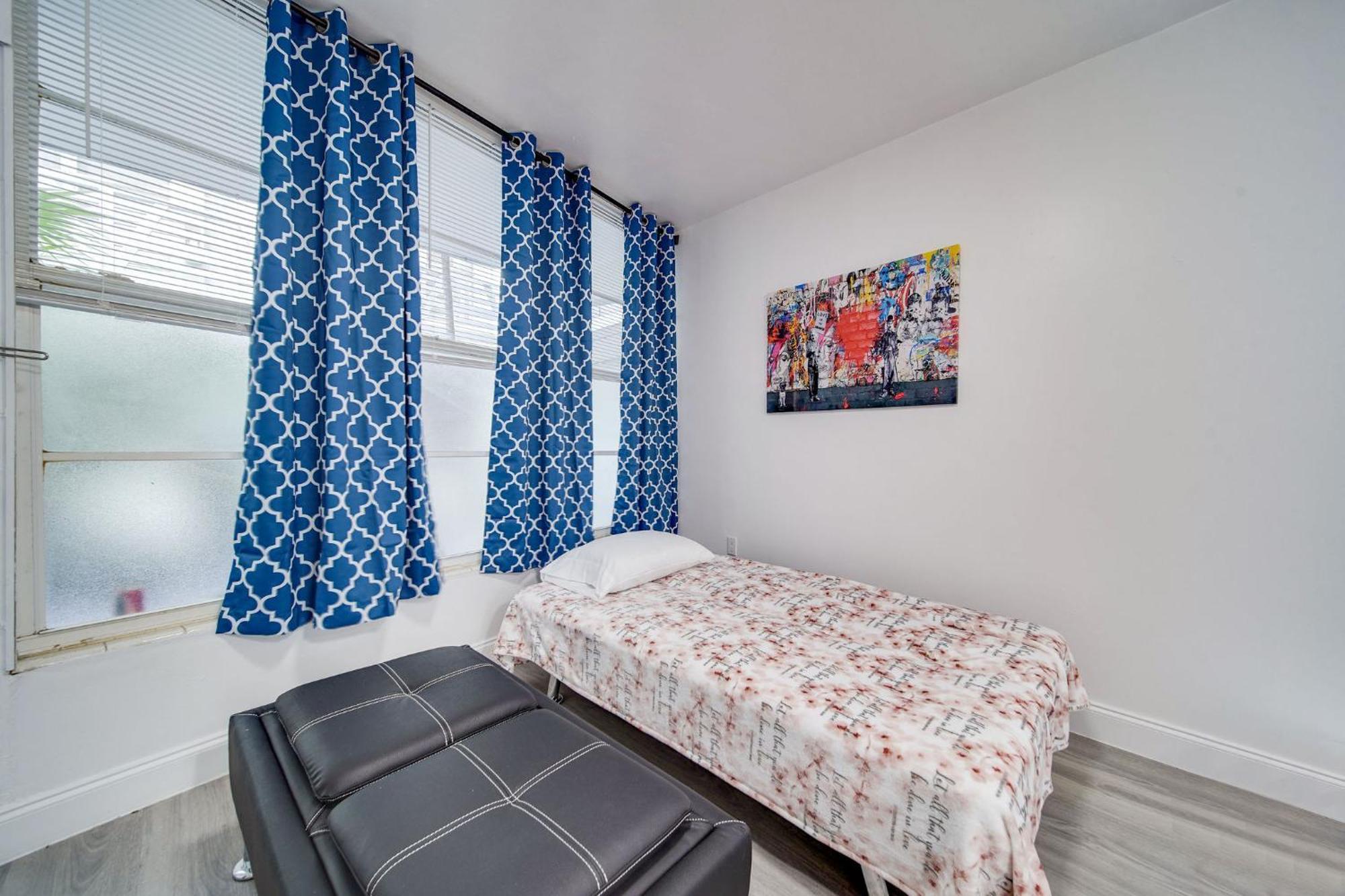Deco Beachside Apt, W/2 Queen Beds, Washer/Dryer Miami Beach Luaran gambar